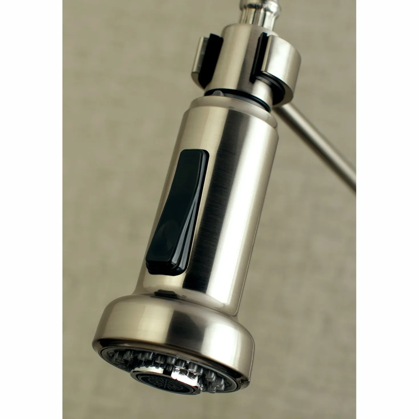 Kingston Brass Gourmetier Concord 2-Handle Wall Mount Pull-Down Kitchen Faucet