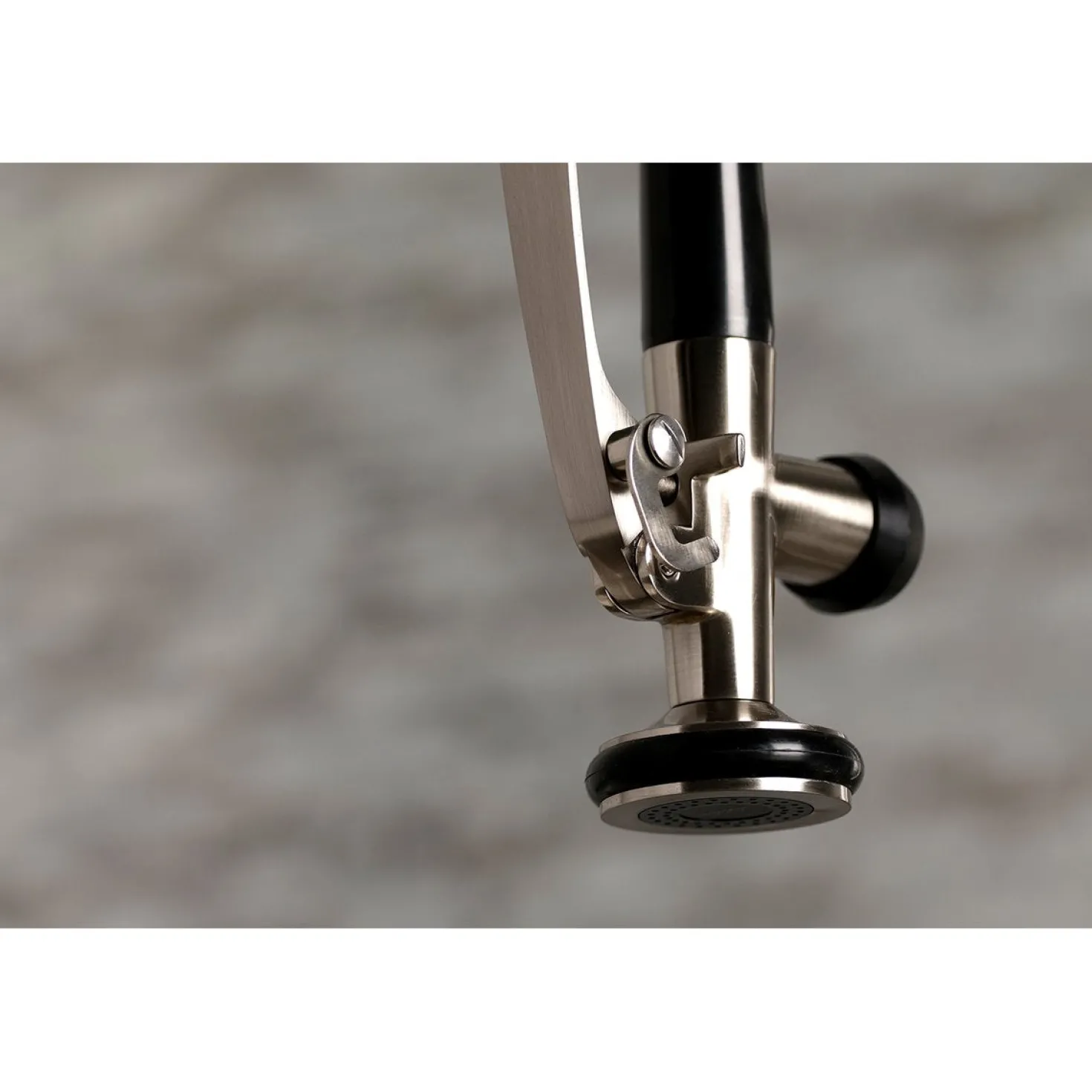 Kingston Brass Gourmetier Continental Single Hole Single-Handle Pre-Rinse Kitchen Faucet