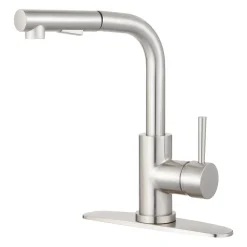 Kingston Brass Gourmetier Concord Single-Handle Kitchen Faucet with Pull-Out Sprayer
