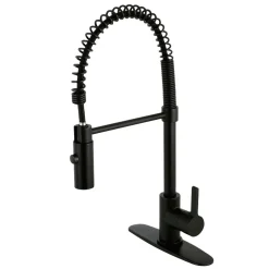 Kingston Brass Gourmetier Continental Single-Hole Single-Handle Pre-Rinse Kitchen Faucet