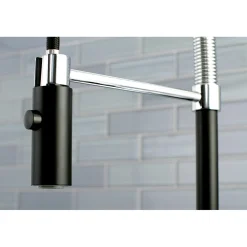 Kingston Brass Gourmetier Continental Single-Hole Single-Handle Pre-Rinse Kitchen Faucet
