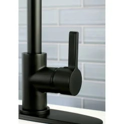 Kingston Brass Gourmetier Continental Single-Hole Single-Handle Pre-Rinse Kitchen Faucet