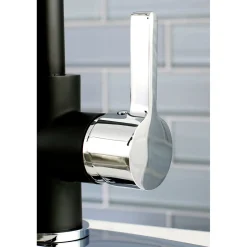 Kingston Brass Gourmetier Continental Single-Hole Single-Handle Pre-Rinse Kitchen Faucet