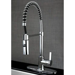 Kingston Brass Gourmetier Continental Single-Hole Single-Handle Pre-Rinse Kitchen Faucet