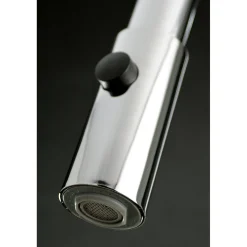 Kingston Brass Gourmetier Continental Single-Handle Single-Hole Pull-Down Kitchen Faucet