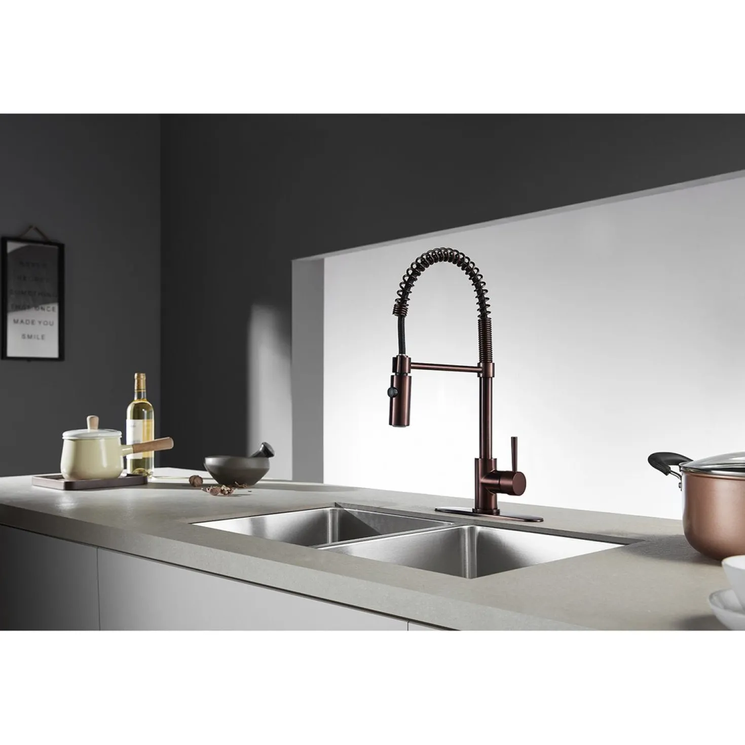 Kingston Brass Gourmetier Concord Pre-Rinse Kitchen Faucet