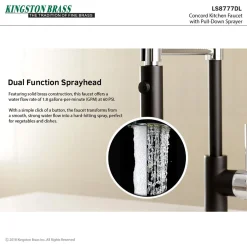 Kingston Brass Gourmetier Concord Pre-Rinse Kitchen Faucet