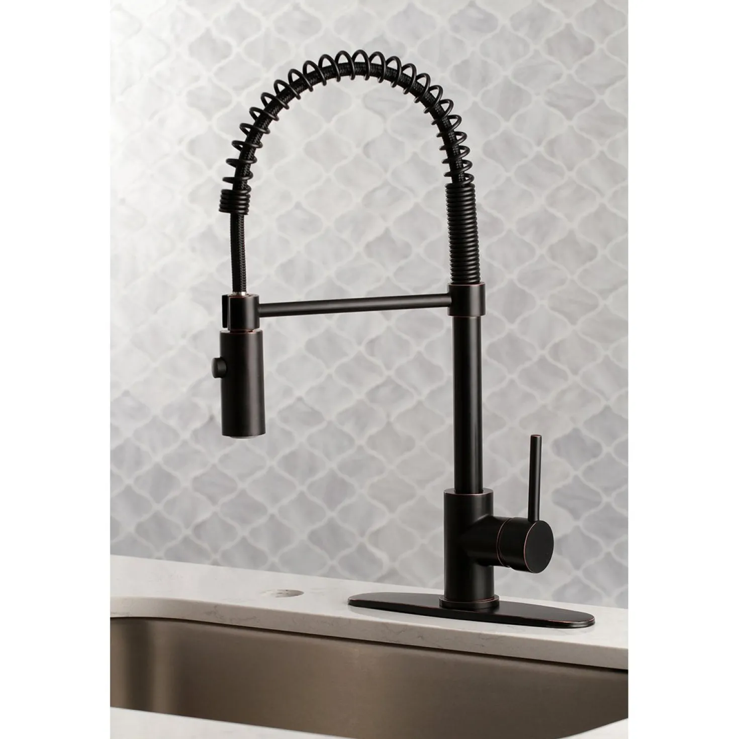 Kingston Brass Gourmetier Concord Pre-Rinse Kitchen Faucet