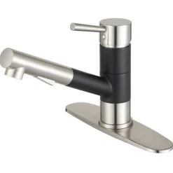 Kingston Brass Gourmetier Concord Single-Handle Pull-Out Kitchen Faucet