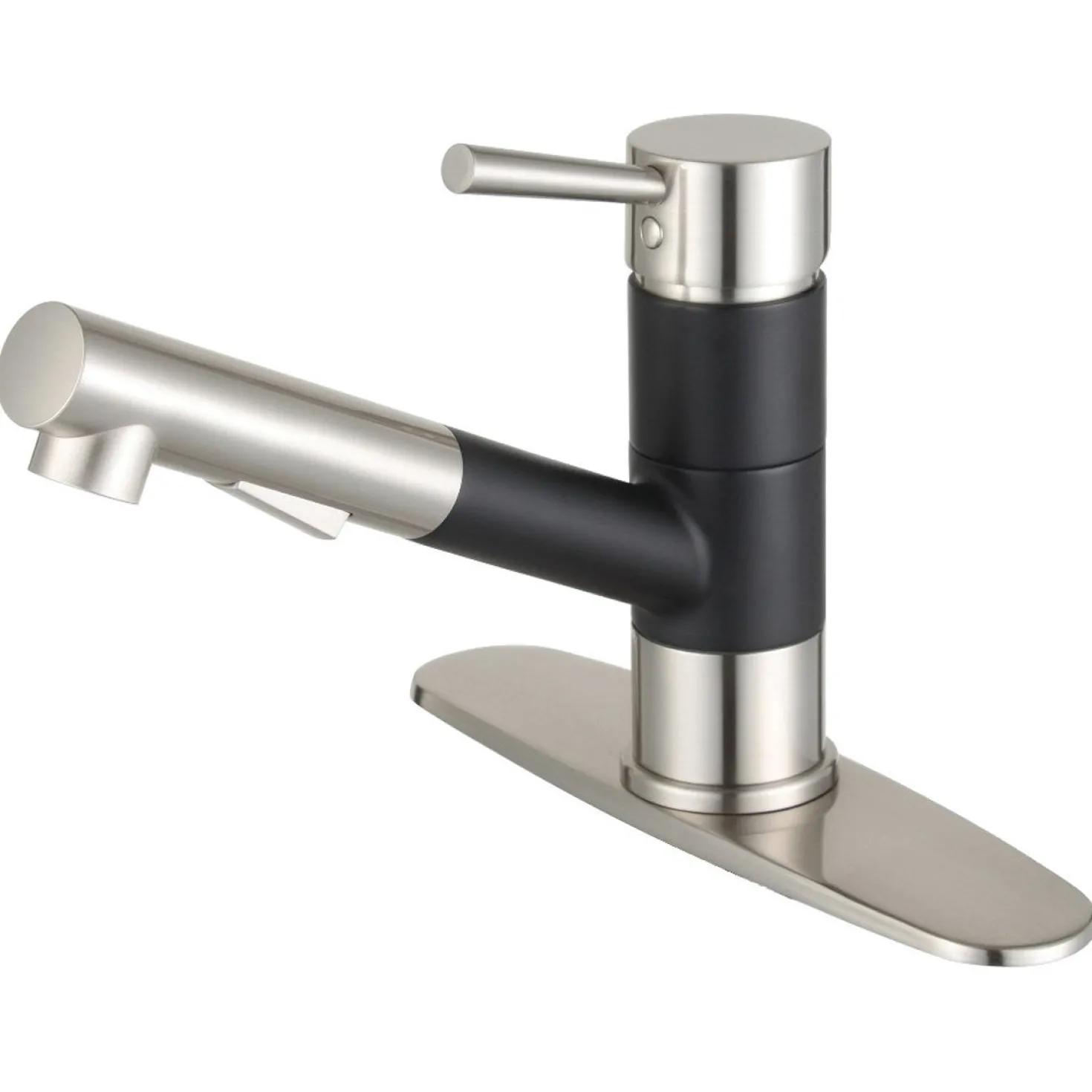 Kingston Brass Gourmetier Concord Single-Handle Pull-Out Kitchen Faucet