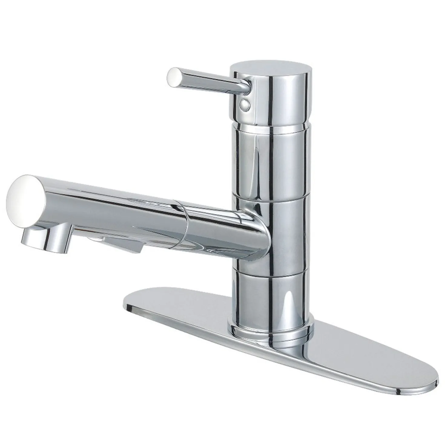 Kingston Brass Gourmetier Concord Single-Handle Pull-Out Kitchen Faucet