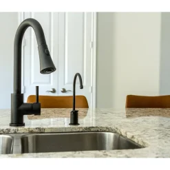 Kingston Brass Gourmetier Concord Deck Mount Single-Handle Pull-Down Kitchen Faucet