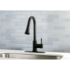 Kingston Brass Gourmetier Concord Deck Mount Single-Handle Pull-Down Kitchen Faucet