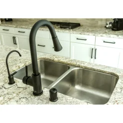 Kingston Brass Gourmetier Concord Deck Mount Single-Handle Pull-Down Kitchen Faucet