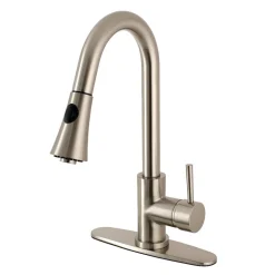 Kingston Brass Gourmetier Concord Deck Mount Single-Handle Pull-Down Kitchen Faucet