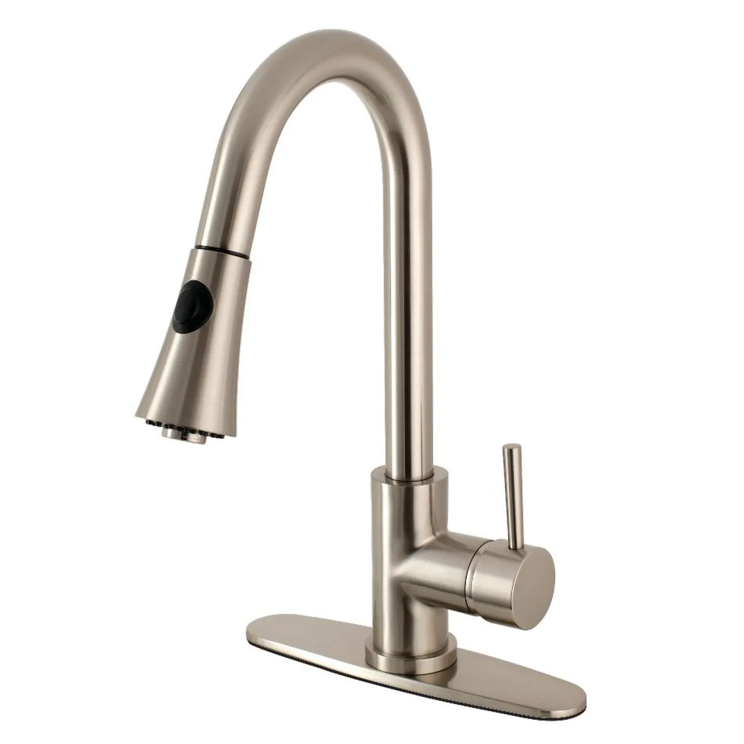 Kingston Brass Gourmetier Concord Deck Mount Single-Handle Pull-Down Kitchen Faucet