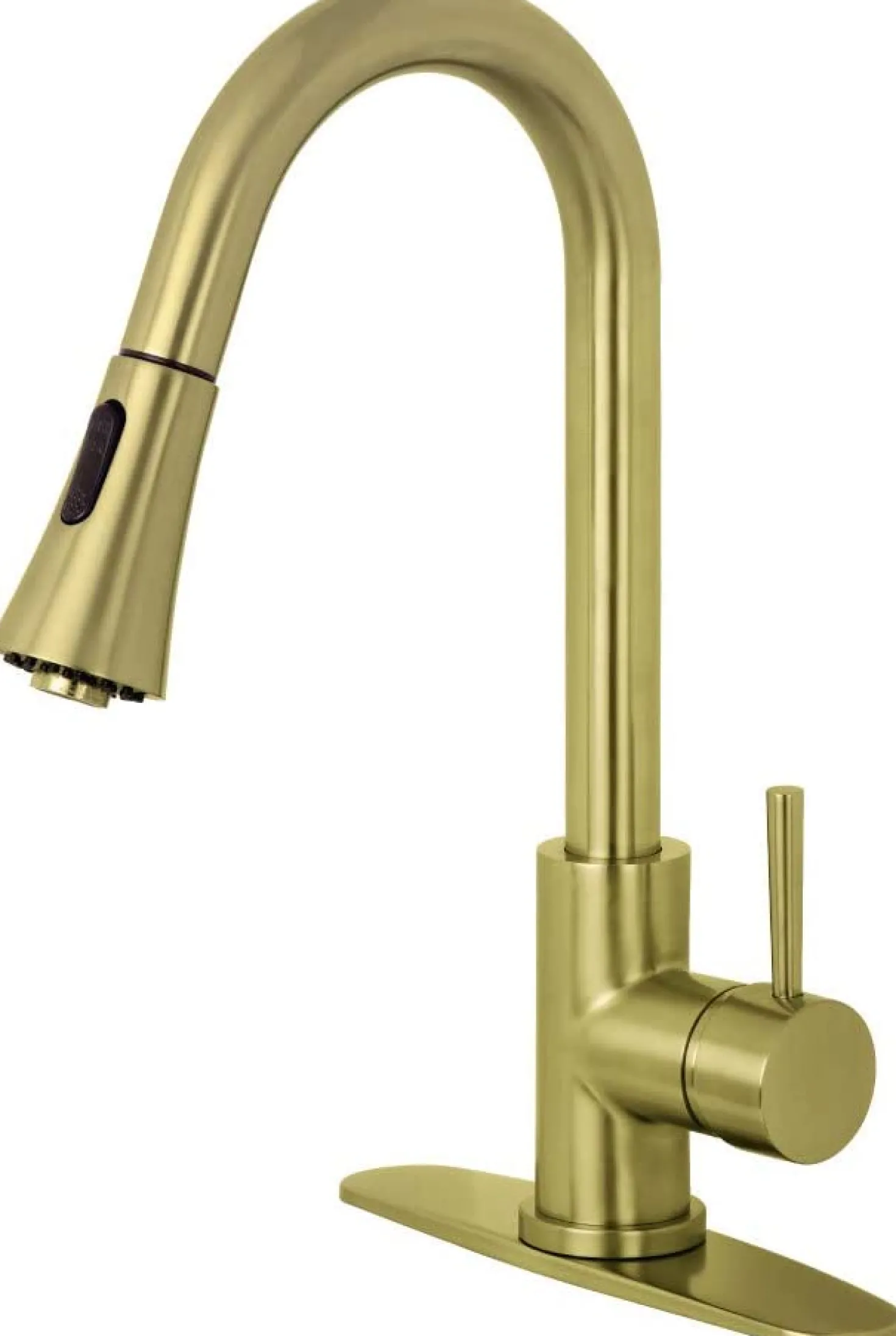 Kingston Brass Gourmetier Concord Deck Mount Single-Handle Pull-Down Kitchen Faucet
