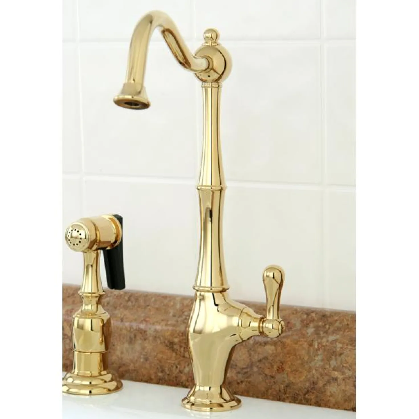 Kingston Brass Gourmetier Heritage Low-Lead Cold Water Filtration Faucet