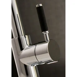 Kingston Brass Gourmetier Kaiser Deck Mount Single-Handle Pull-Down Kitchen Faucet