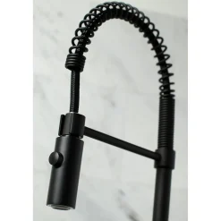 Kingston Brass Gourmetier Kaiser Deck Mount Single-Handle Pull-Down Kitchen Faucet