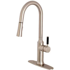 Kingston Brass Gourmetier Kaiser Single-Handle Pull-Down Kitchen Faucet