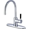 Kingston Brass Gourmetier Kaiser Single Handle Kitchen Faucet