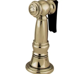 Kingston Brass Gourmetier Made to Match Brass Kitchen Faucet Sprayer with Hose