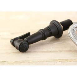 Kingston Brass Gourmetier Made to Match Brass Kitchen Faucet Sprayer with Hose