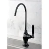 Kingston Brass Gourmetier NS3190DKL Water Onyx Cold Water Filtration Faucet in Black Nickel