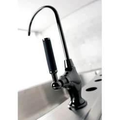 Kingston Brass Gourmetier NS3190DKL Water Onyx Cold Water Filtration Faucet in Black Nickel