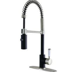 Kingston Brass Gourmetier Paris Single-Handle Pull-Down Kitchen Faucet