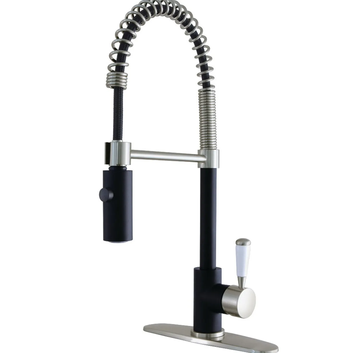 Kingston Brass Gourmetier Paris Single-Handle Pull-Down Kitchen Faucet