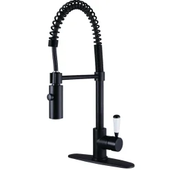 Kingston Brass Gourmetier Paris Single-Handle Pull-Down Kitchen Faucet