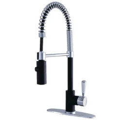 Kingston Brass Gourmetier Paris Single-Handle Pull-Down Kitchen Faucet
