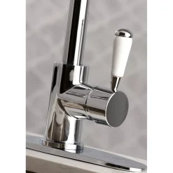 Kingston Brass Gourmetier Paris Single-Handle Pull-Down Kitchen Faucet