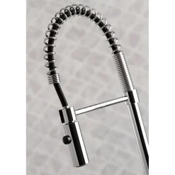 Kingston Brass Gourmetier Paris Single-Handle Pull-Down Kitchen Faucet