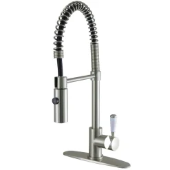 Kingston Brass Gourmetier Paris Single-Handle Pull-Down Kitchen Faucet