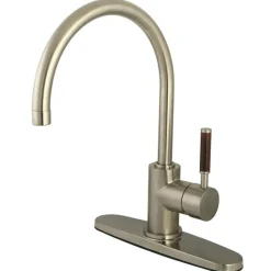 Kingston Brass Gourmetier Wilshire Single Handle Kitchen Faucet
