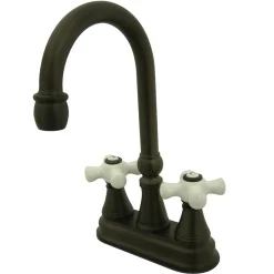Kingston Brass Governor Deck Mount Bar Faucet without Pop-Up