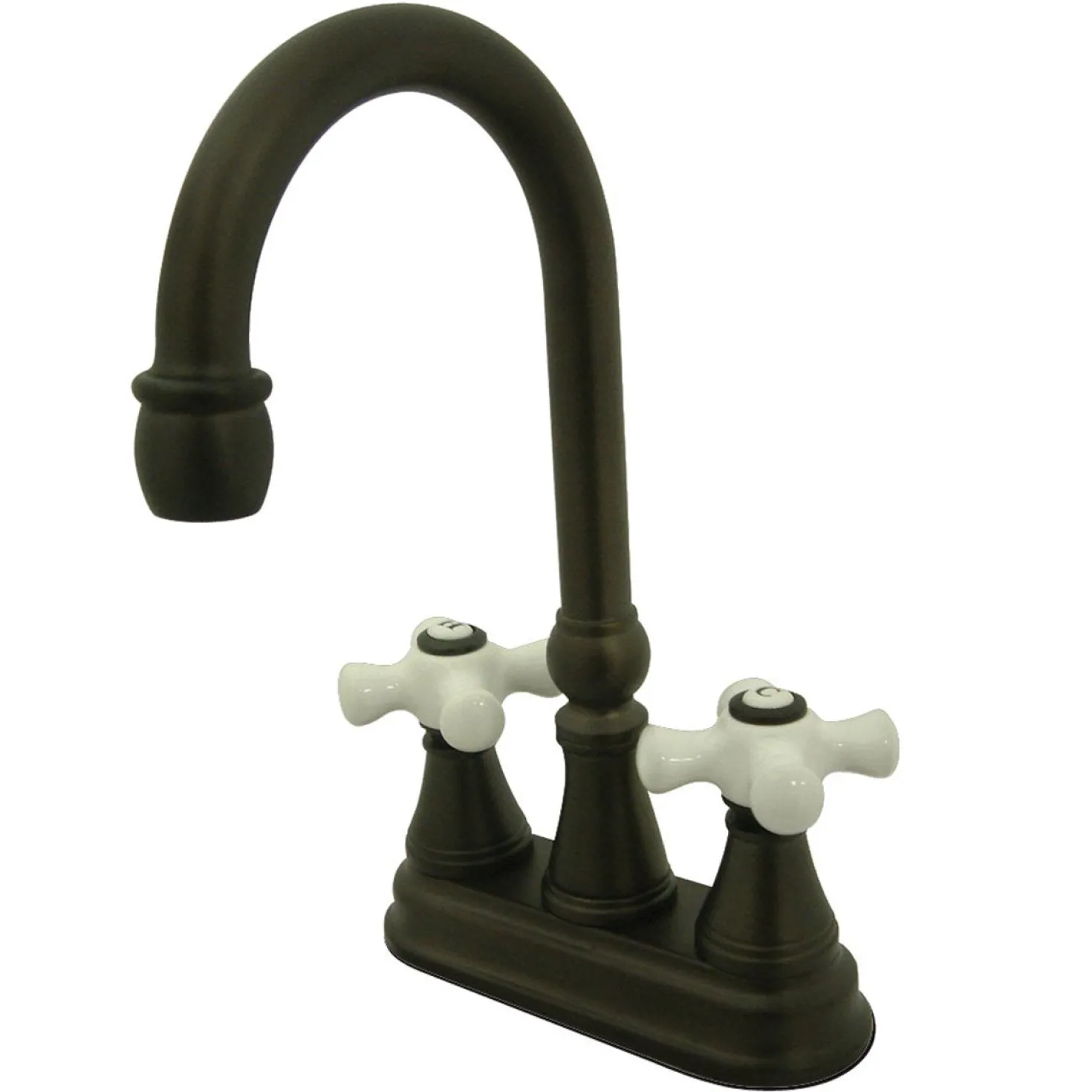 Kingston Brass Governor Deck Mount Bar Faucet without Pop-Up