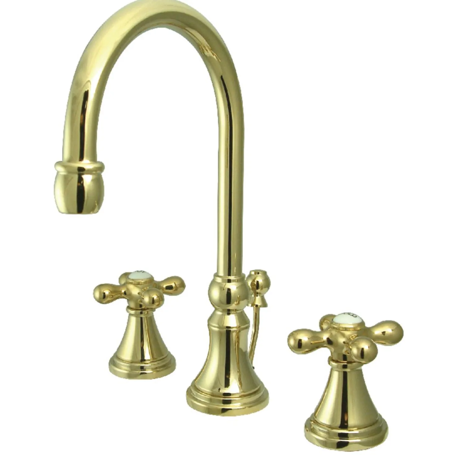 Kingston Brass Governor 8-Inch Widespread 3-Hole Bathroom Faucet