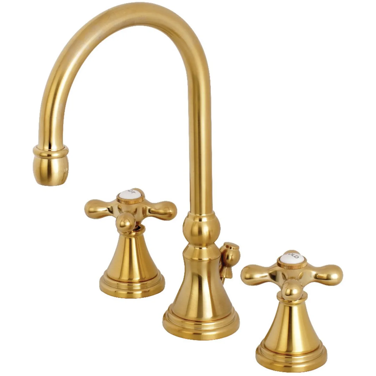 Kingston Brass Governor 8-Inch Widespread 3-Hole Bathroom Faucet