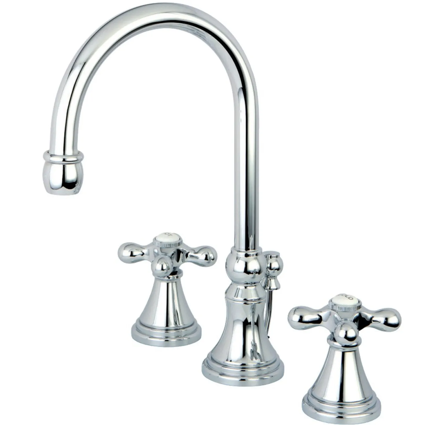 Kingston Brass Governor 8-Inch Widespread 3-Hole Bathroom Faucet