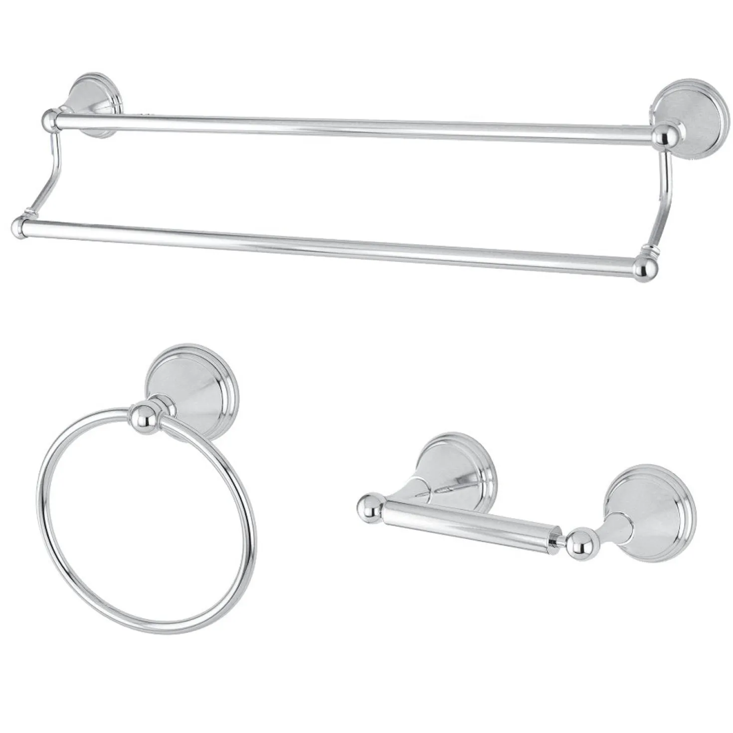 Kingston Brass Governor 3-Piece 26.63" Bathroom Accessories Set