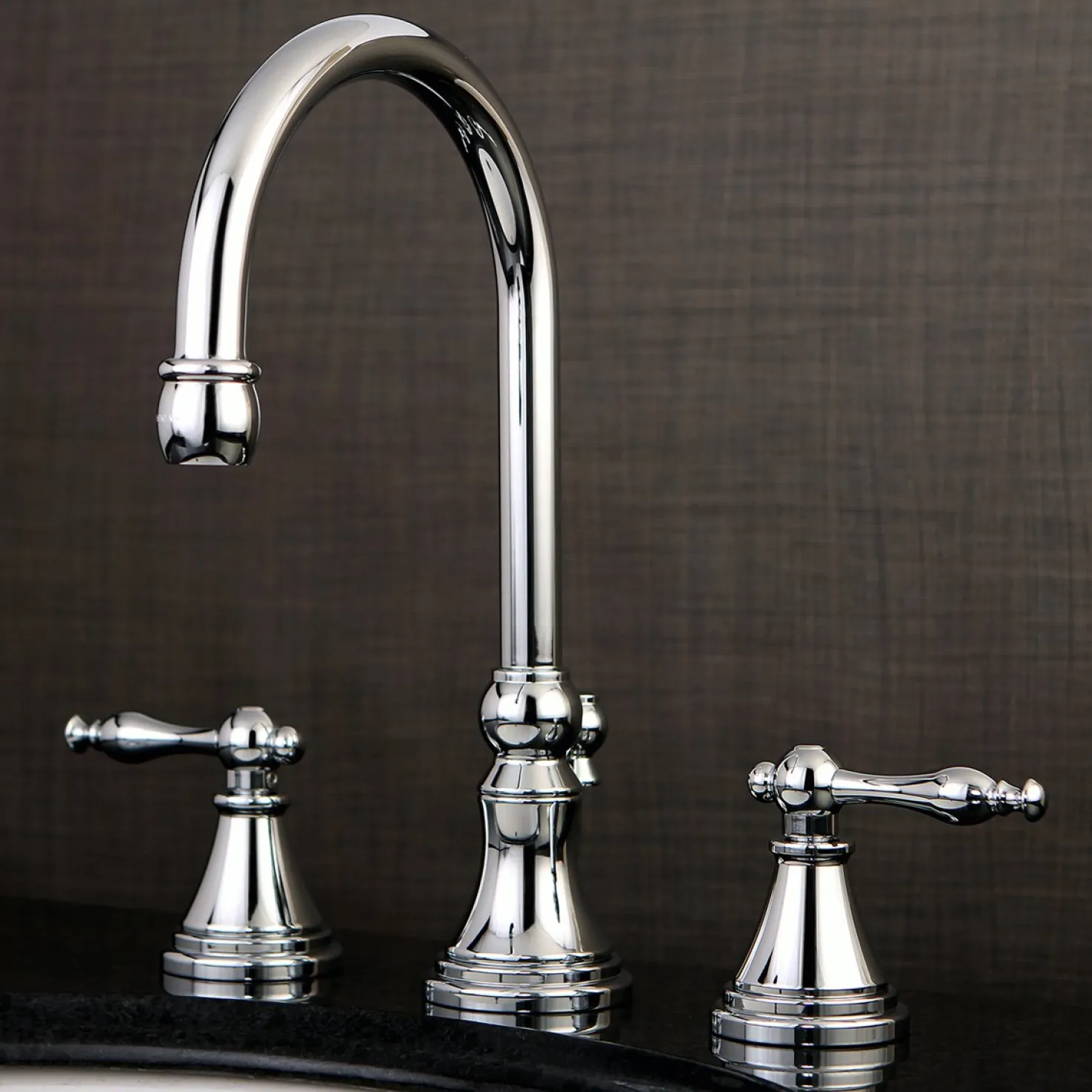 Kingston Brass Governor 8" Widespread Bathroom Faucet