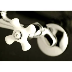 Kingston Brass 2-Handle 2-Hole Wall Mount Kitchen Faucet