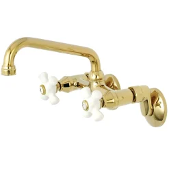 Kingston Brass 2-Handle 2-Hole Wall Mount Kitchen Faucet