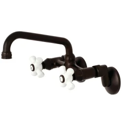 Kingston Brass 2-Handle 2-Hole Wall Mount Kitchen Faucet