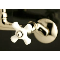 Kingston Brass 2-Handle 2-Hole Wall Mount Kitchen Faucet