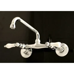 Kingston Brass 2-Handle Wall Mount Kitchen Faucet